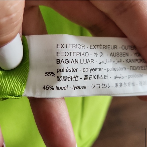 Zara Neon Lime Green Oversized Blazer - Picture 8 of 8